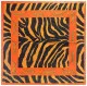 Bandana Head Wrap Scarf Orange Tiger