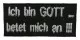 Aufnäher Ich Bin Gott