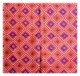 Printed Cotton Scarf Purple Squares