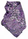 Printed Cotton Scarf Purple Leopard | 090