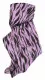 Printed Cotton Scarf Purple Zebra