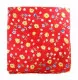 Printed Cotton Scarf Flower Red
