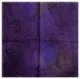Printed Polyester Scarf Purple Texture