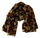 Printed Polyester Scarf Leopard Pattern