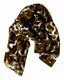 Printed Polyester Scarf Leopard Pattern