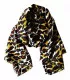 Printed Polyester Scarf Leopard Pattern