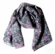 Printed Polyester Scarf Flower Pattern