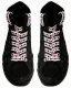 Black Skull Red Star Shoelaces
