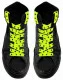 Neon Yellow Star Shoelaces