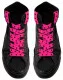 Pink Star Shoelaces