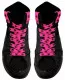 Pink Spiderweb Shoelaces