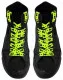 Neon Skull & Star Shoelaces