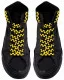 Yellow Checkered Shoelaces
