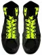 Neon Yellow Iron Cross Shoelaces