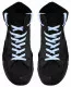 Glow Light Blue Shoelaces