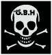 Patch G.B.H. Skull