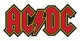 Patch AC/DC Red Logo Cutout