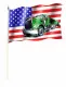 USA Truck Hand Flag
