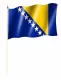 Bosnien Herzegowina Stockfahnen