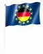 Deutschland Europa Stockfahnen
