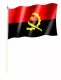 Angola Hand Flag