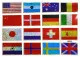 Stickers 16 Flags