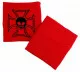 Schweißband Rot Totenkopf Kreuz