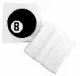 Sweatband White 8 Ball