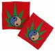 Sweatband Red Yin Yang Hanf