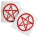 Sweatband White Pentagramm