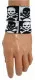 Sweatband Skulls Black White