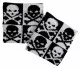 Sweatband Skulls Black White