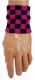 Sweatband Chess Pattern Pink