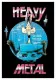 Posterfahne Heavy Metal