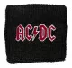 AC/DC Red Logo Merchandise Sweatband | 1 Paar