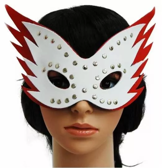 Danzetta Venezianische Maske – Metall, Weiß, Ca. 13 X 15,5 Cm Für Karneval, Party & Deko