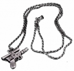 Gothic Necklace Jewelry Gun