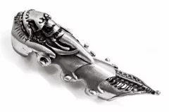 Joint Finger Ring bearded Skull