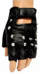 Lederhandschuhe Spitznieten