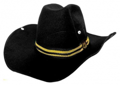 HWC 003 - Felt Cowboy Hat / Black