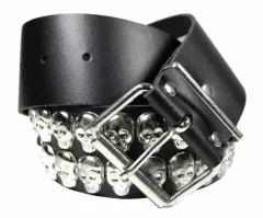 Skull studded belt 2 row