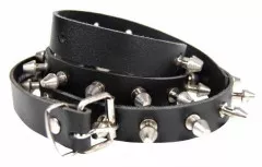 Spike Studded Leather Belt 1 row