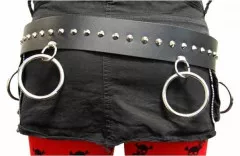 Belt - Pointed Studs with Ring