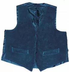 Leather Vest - Black