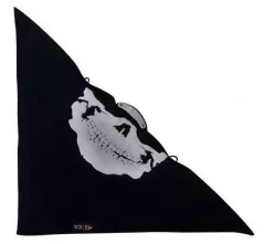 Biker scarf White skull