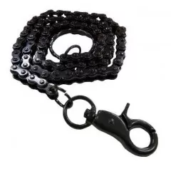 Biker Schlüsselanhänger Schwarz 45 cm x 0,5 cm