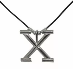 X Anhänger Halskette