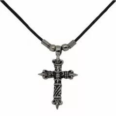 Necklace Cross with Lily