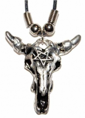 Necklace Bulls skull