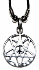 Gothic Halskette Pentagram & Kreuz